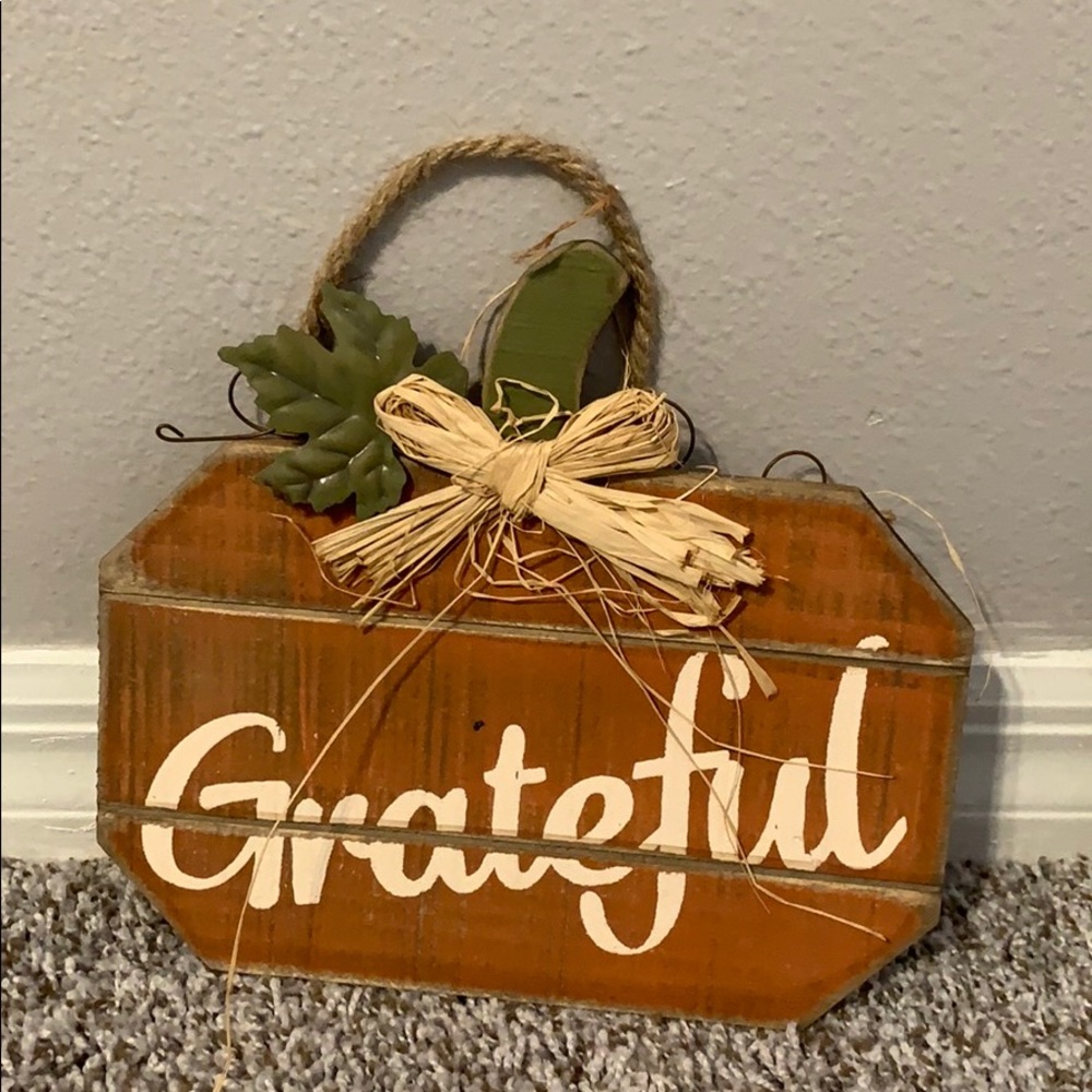 🎃 FINAL SALE 🎃Grateful Fall Sign